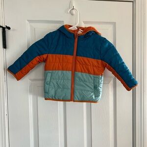 Cat & Jack Vibrant Orange Fleece Jacket